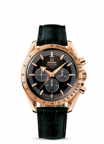 Omega Speedmaster Broad Arrow 1957 Red Gold / Black 321.53.42.50.01.001 (32153425001001)